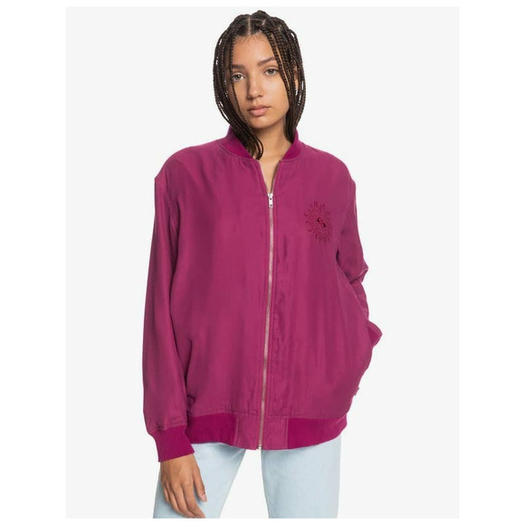 New Quicksilver Womens  Bomber Jacket. Size S - Picture 6 of 13